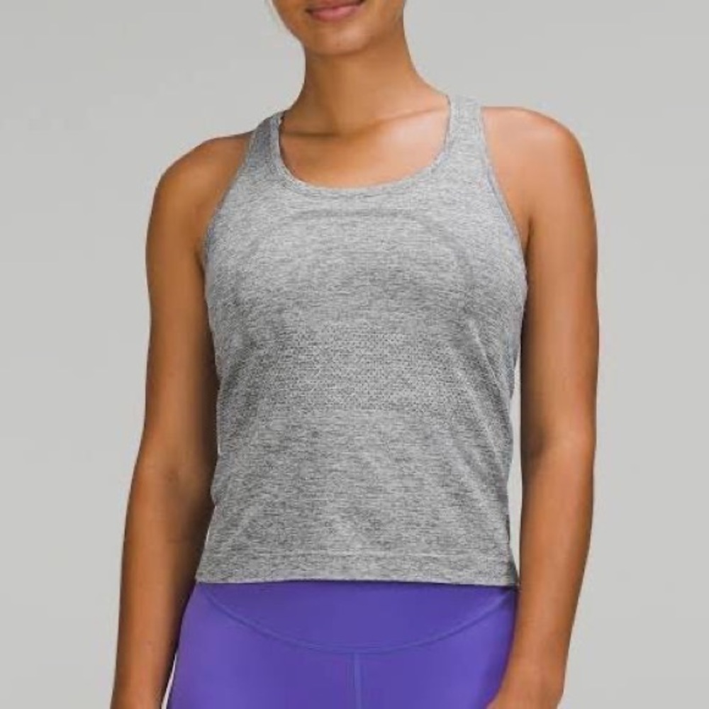 Lululemon Swiftly Tech Tank Race Length Grey